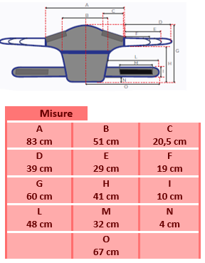 IMBRACATURA PER VERTICALIZZATORE MODELLO DORSALE MORETTI