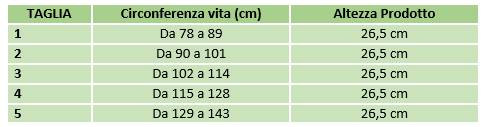ACTION V GIBAUD - CORSETTO LOMBOSACRALE CON FASCE A V