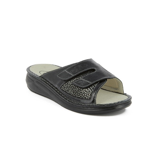 INTERSAN - PANTOFOLA CON FASCIA AVVOLGENTE A DOPPIO STRAPPO