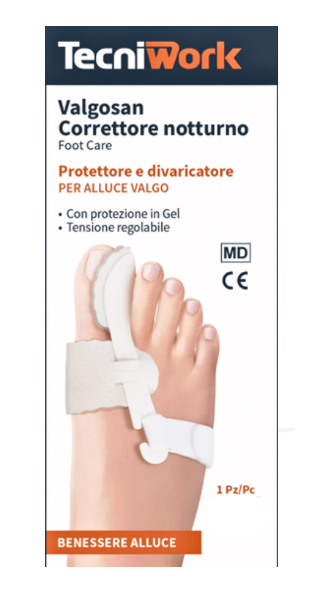 CORRETTORE NOTTURNO ALLUCE VALGO TECNIWORK
