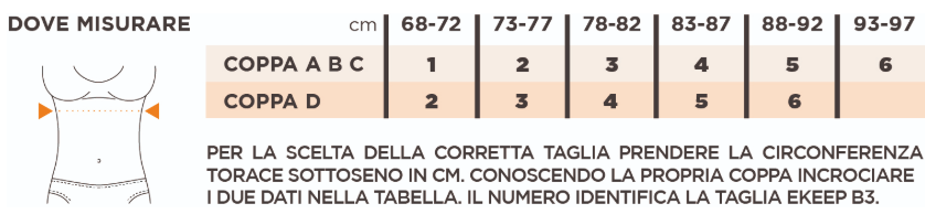 B3 SURGICAL BRA - REGGISENO POST OPERATORIO EKEEP