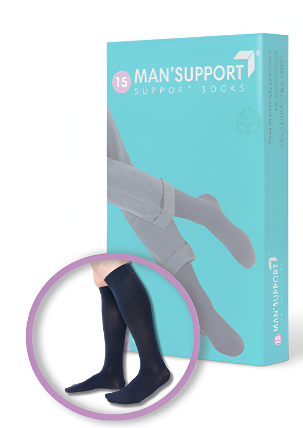 GLORIA MAN SUPPORT 15 COTTON GAMBALETTO