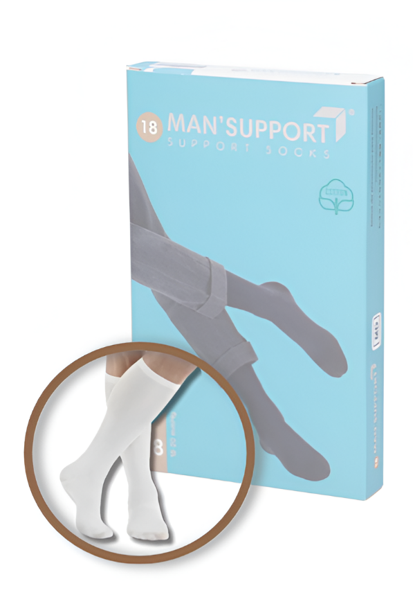 GLORIA MAN SUPPORT 18 COTTON - GAMBALETTO
