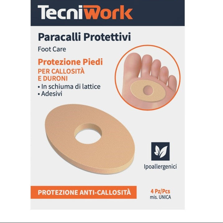 PARACALLI PROTETTIVI PER CALLOSITA' E DURONI DEL PIEDE TECNIWORK