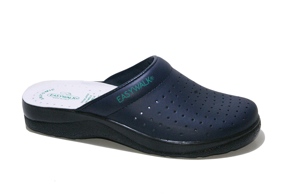 EASYWALK - CALZATURE SANITARIE IN PELLE MICRO FORATA