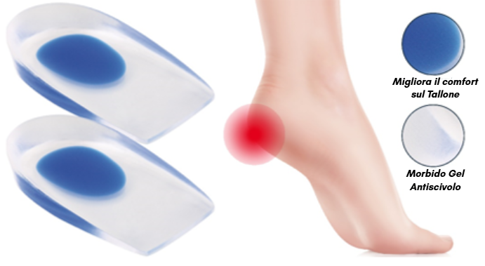 TALLONIERA ANTISHOCK IN MORBIDO GEL TECNIWORK