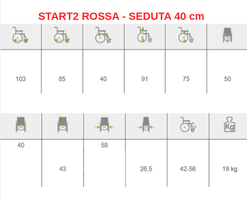 CARROZZINA START2 MORETTI