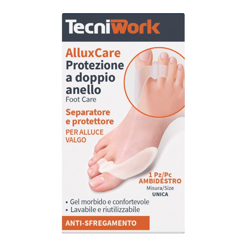 PROTEZIONE ALLUCE E DIVARICATORE A DOPPIO ANELLO TECNIWORK