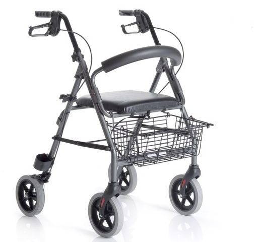 ROLLATORS PIEGHEVOLE CON CESTINO PORTA OGGETTI - MORETTI