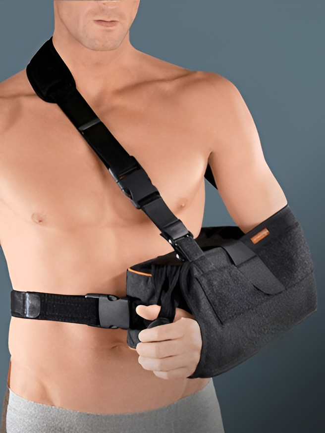 TOP II-S 10° ROTEN - TUTORE SPALLA CON IMMOBILIZZATORE IN ABDUZIONE FISSA A 10°