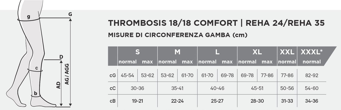 GLORIA THROMBOSIS 18 -  CALZA AUTOREGGENTE