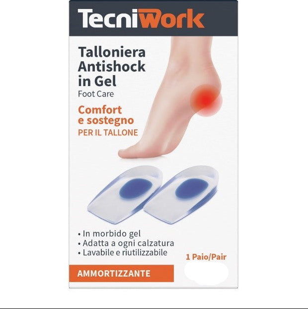 TALLONIERA ANTISHOCK IN MORBIDO GEL TECNIWORK